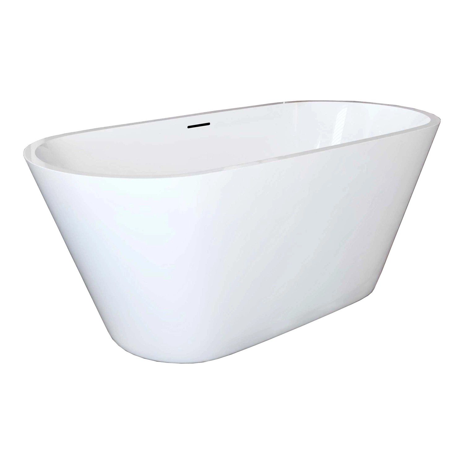AICA Freistehende Badewanne 150x70cm Oval Acrylwannen inkl.Ab-/Überlauf.Vor günstig online kaufen