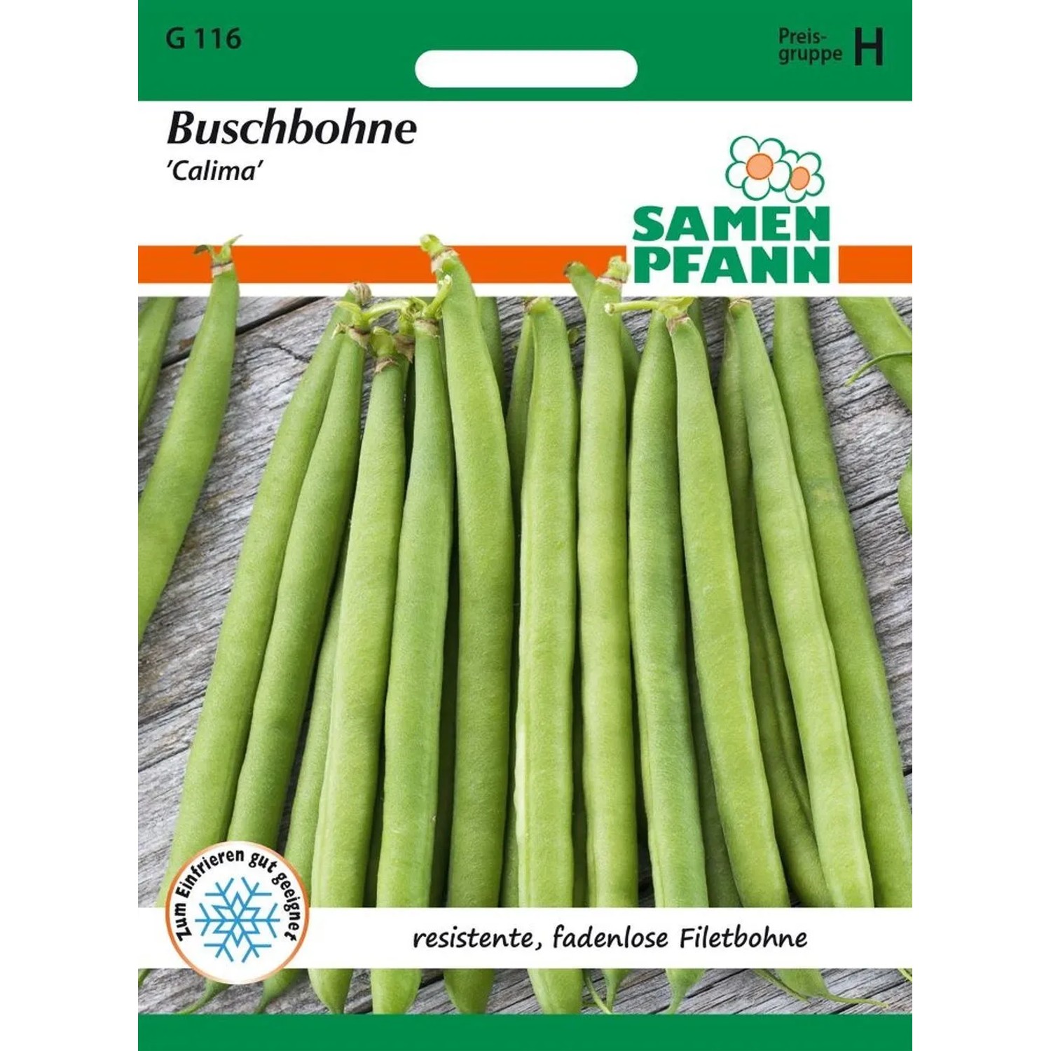 SAMEN PFANN Buschbohne Calima Filetbohne