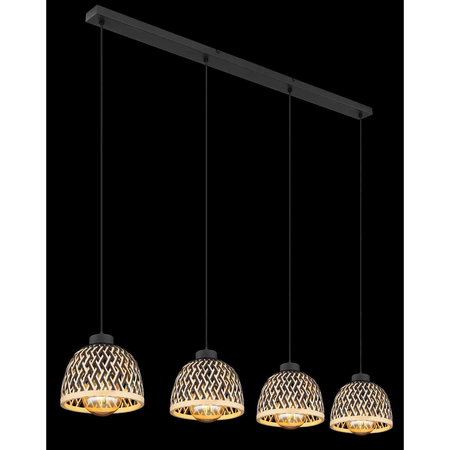 GLOBO Hängeleuchte In Schwarz – Moderne Pendelleuchte Mit E27-Fassung, 40 Watt