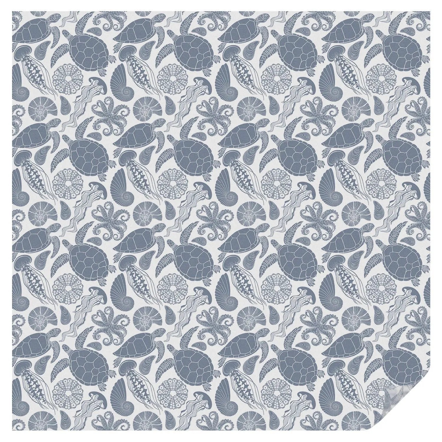 Tulup Fensterfolie Meeresleben Fensterfolie Sichtschutz 100x100 cm Blau Fen günstig online kaufen