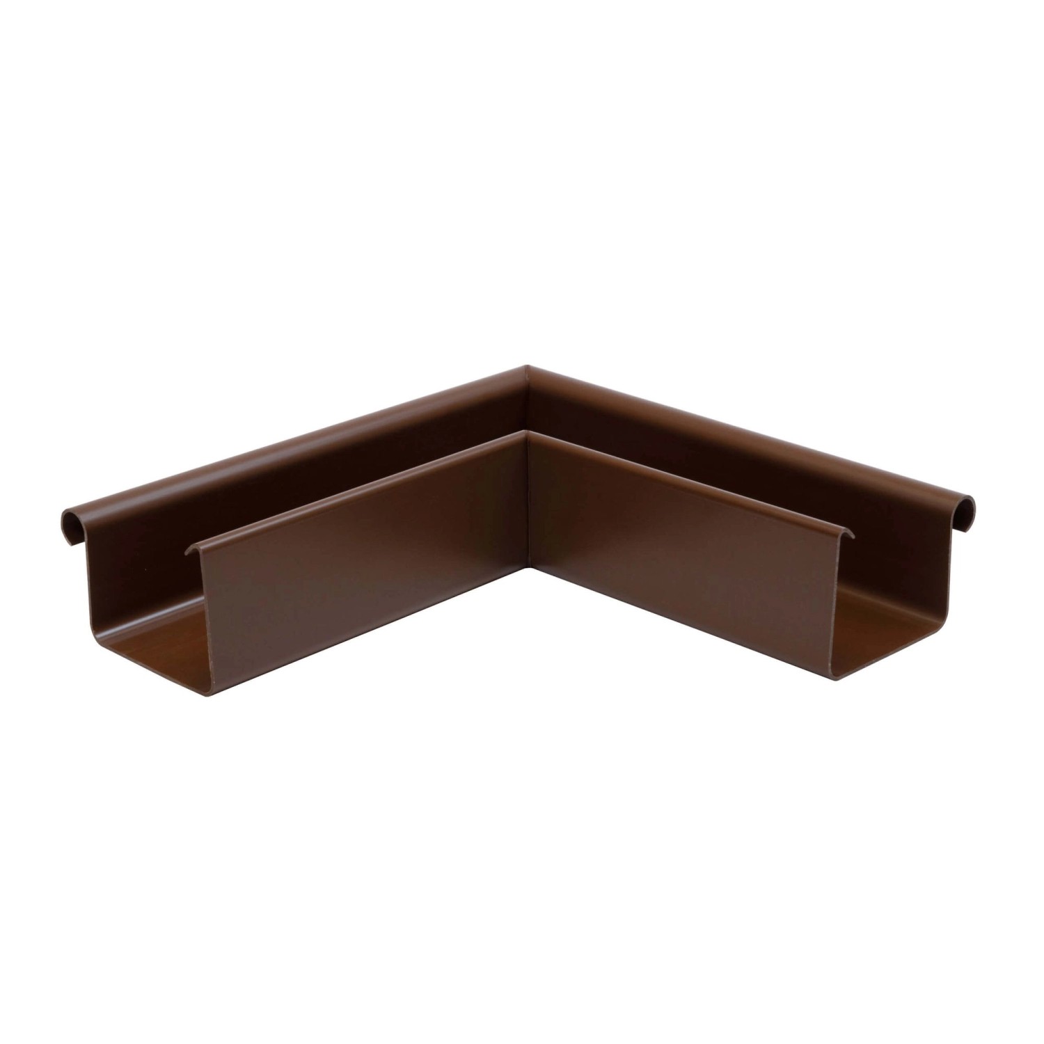 Inefa Rinnenwinkel 90 Grad Außeneck NW 83 Kastenrinne PVC Braun