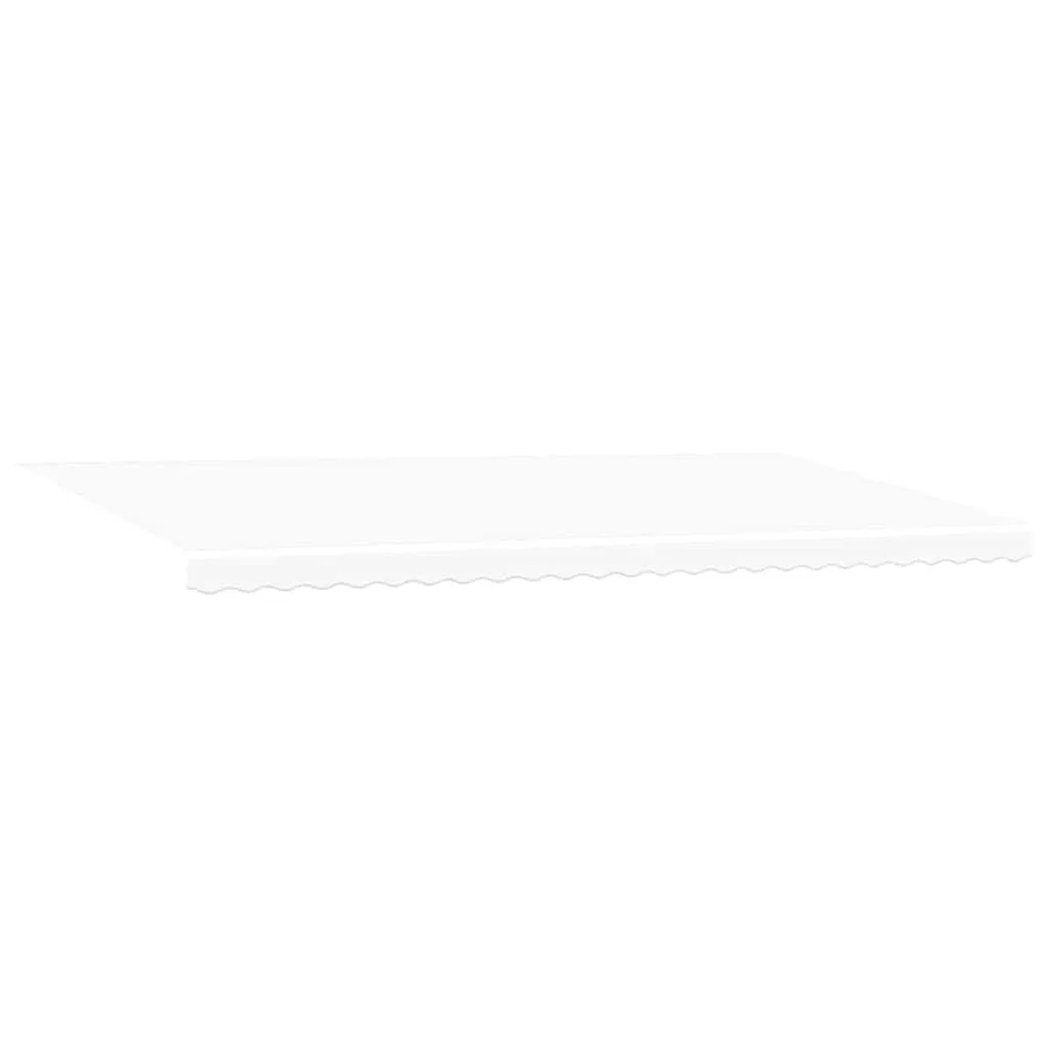 Furnicato Markisenersatzstoff Weiß 580 X 295 Cm Polyester