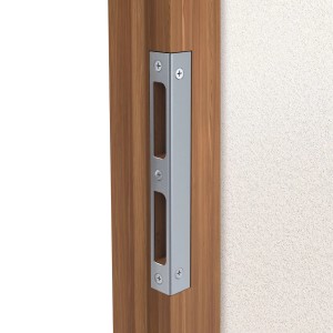 Winkelschließblech WS 95, verzinkt, kantig, 20x20x170 mm, für Türrahmen