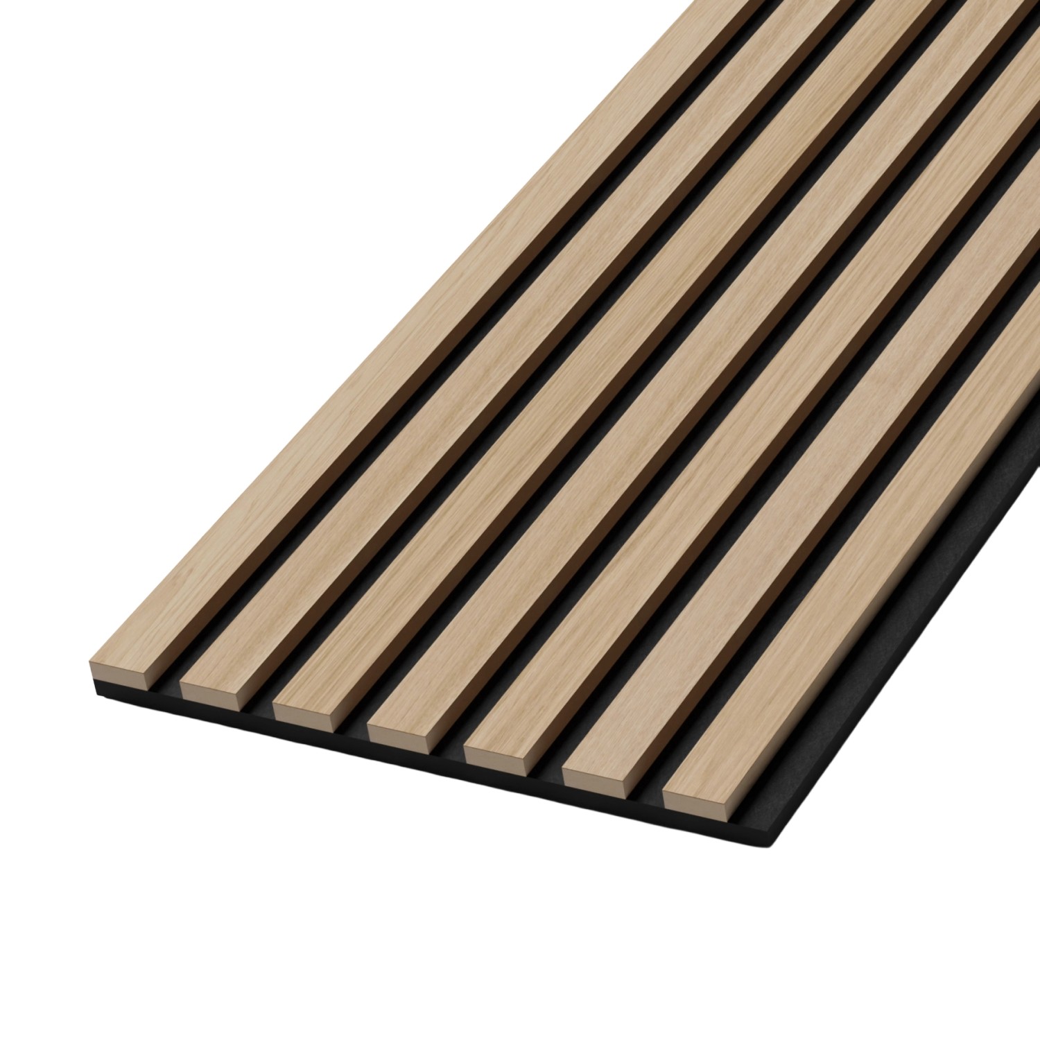 Amadeo Akustikpaneel Selbstklebend Eichenfurnier Natur 240 cm x 30,5 cm FSC®