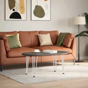 vidaXL Haarnadelbeine für Couchtisch 4 Stk Weiß 42 cm Massivstahl 4012441