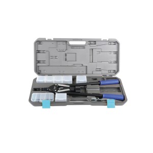 GOEBEL Nietmutternzange GO-520 im Set mit Blindnietmuttern M5-M12 und Koffer.