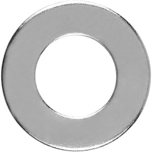 LUX Unterlegscheibe, Ø 6,4 mm, Edelstahl, M6, 100er-Pack