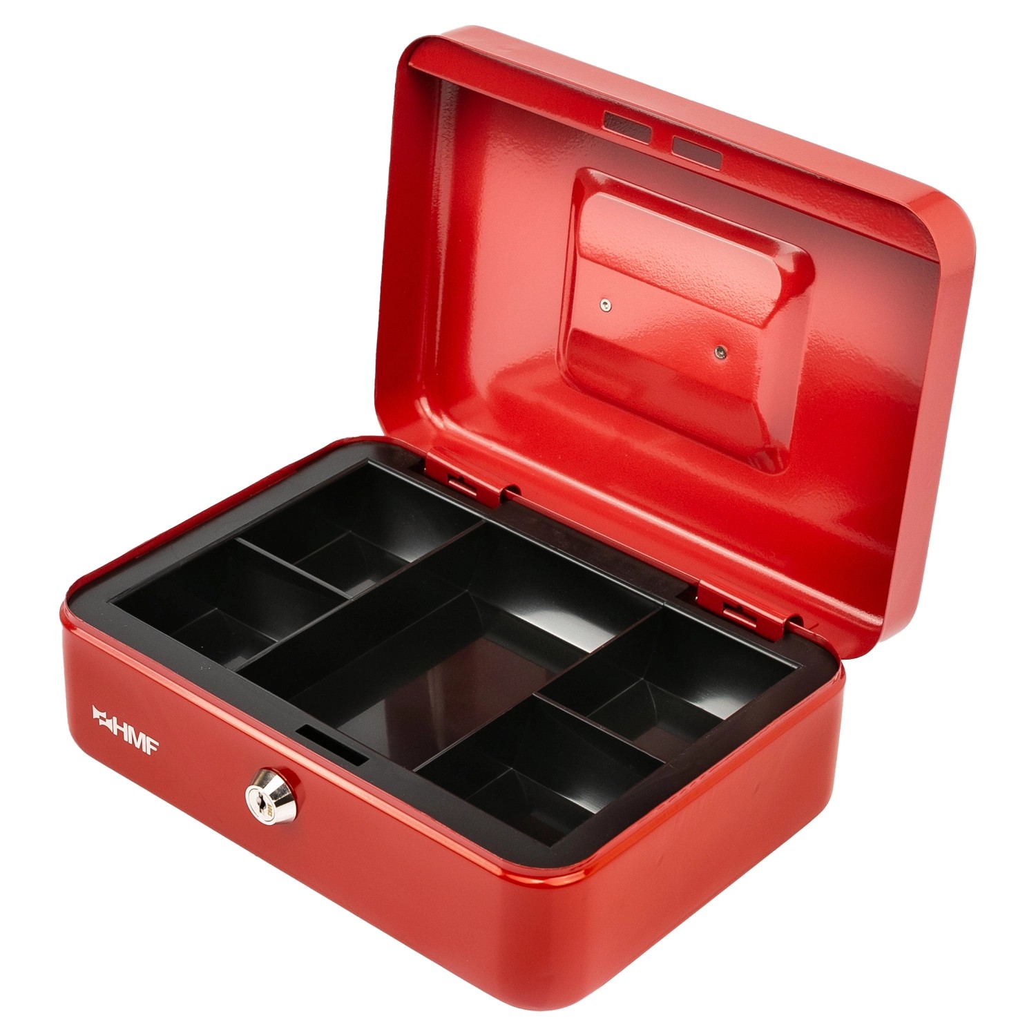 HMF 10125-03 Geldkassette 25 x 18 x 9 cm Rot günstig online kaufen