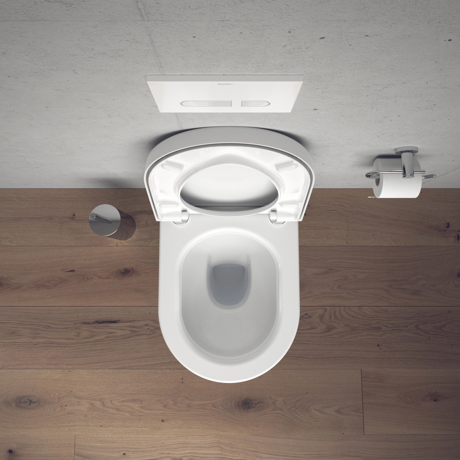 Duravit Wand WC Set Starck 3 Weiß Tiefspüler Inkl. WC-Sitz mit  