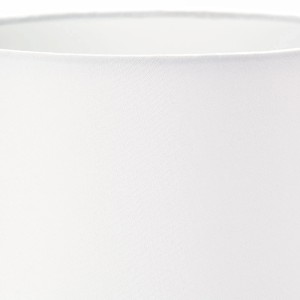 Weißer, konischer Orion Lightstyle Lampenschirm aus Stoff für E27 Lampen.