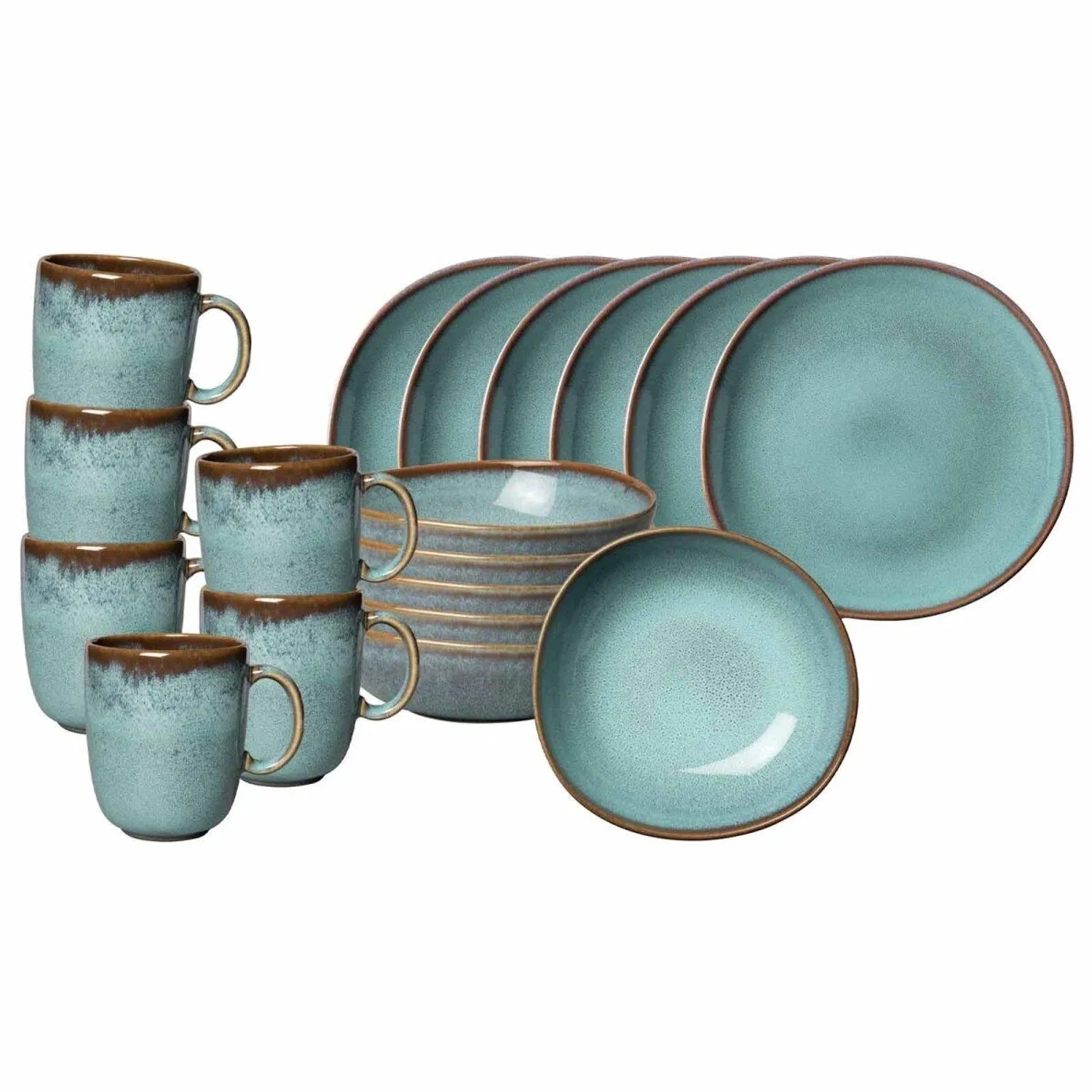 Like. By Villeroy & Boch Lave Frühstücks-Set 18-teilig Glacé