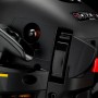 Detailaufnahme: McCulloch CS 410 Elite Benzin-Kettensäge, Bedienelemente und Startvorrichtung.