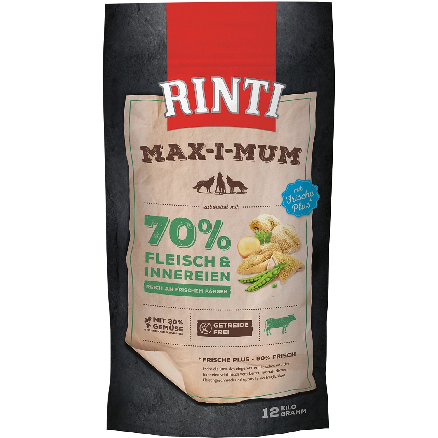 Rinti Hunde-Trockenfutter Max-I-Mum Pansen 12 kg