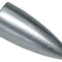 Gardinia Endknopf Patrone Memphis, Edelstahloptik, für Stilgarnituren.