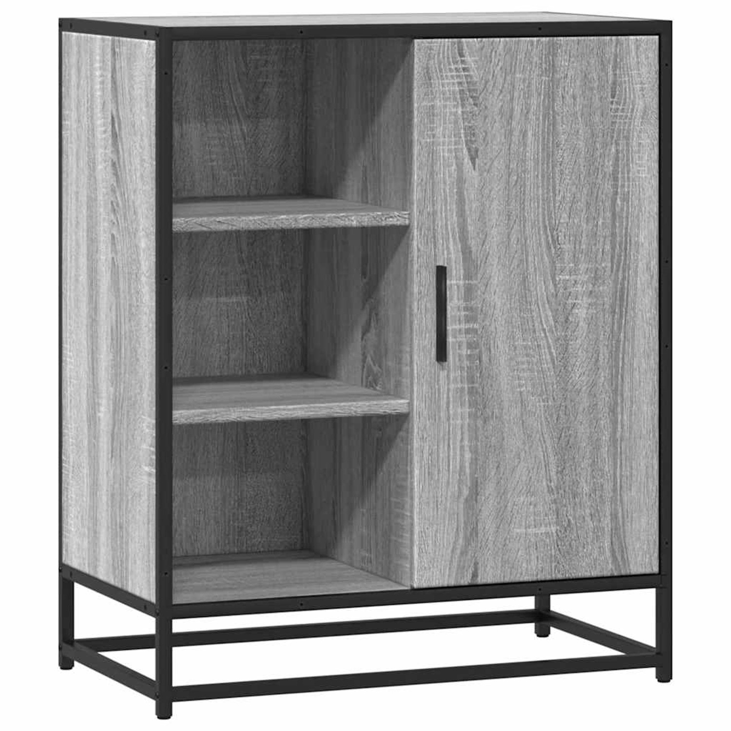 vidaXL Sideboard Grau Sonoma 62x35x76 cm Holzwerkstoff 848997 günstig online kaufen