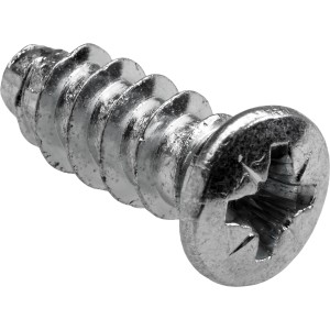 Hettich Euroschraube Panhead, Ø 6,3 x 16 mm, Stahl verzinkt, mit Kreuzschlitz.