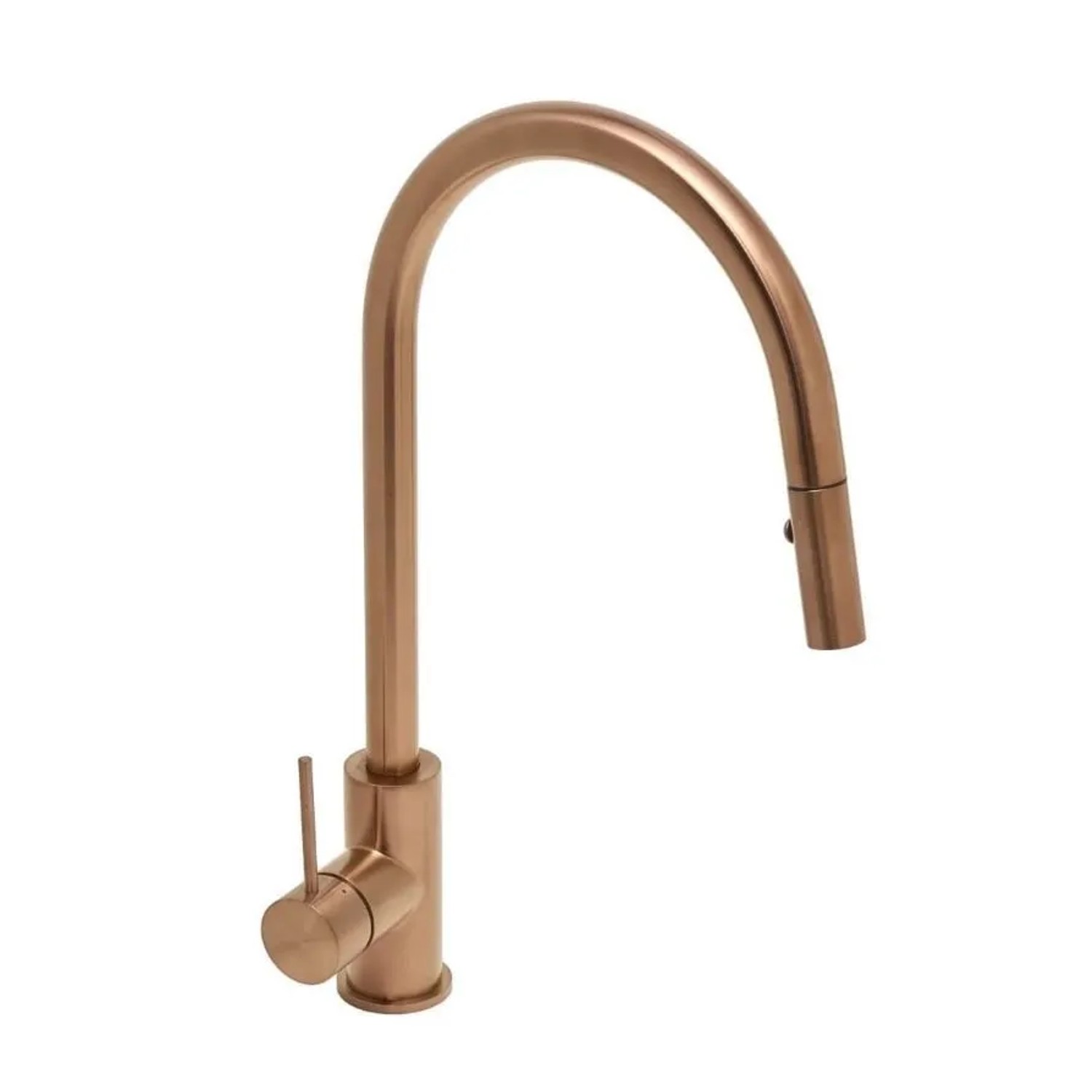 Swiss Aqua Technologies Küchenarmatur Edelstahl mit Herausziehbarer Brause Rosegold Gebürstet