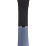 Schwarze LED-Tischleuchte Mitti von Globo, ideal als Schreibtischlampe mit USB-Charger.