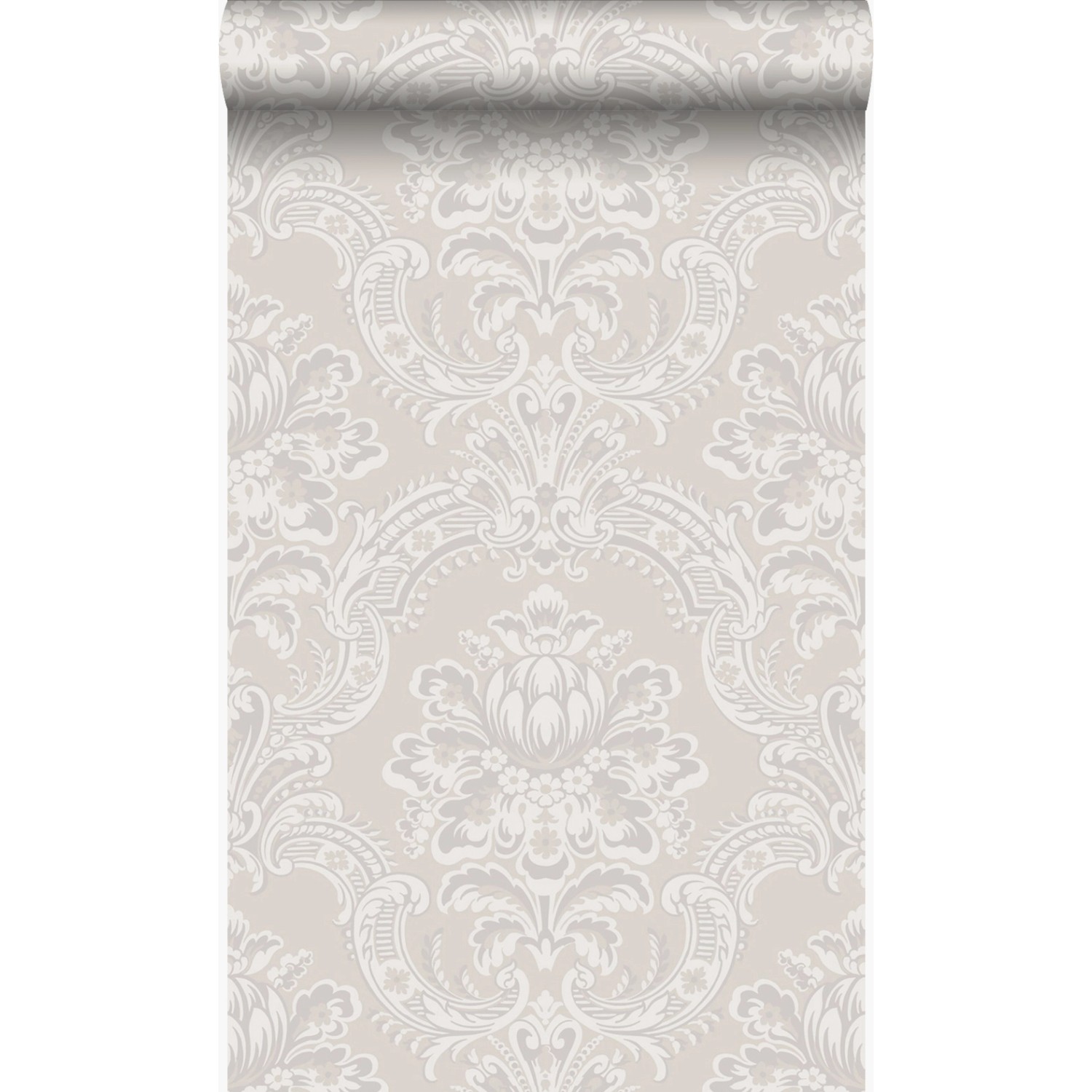 Origin Wallcoverings Tapete Ornamente Grau 53 cm x 10.05 m günstig online kaufen