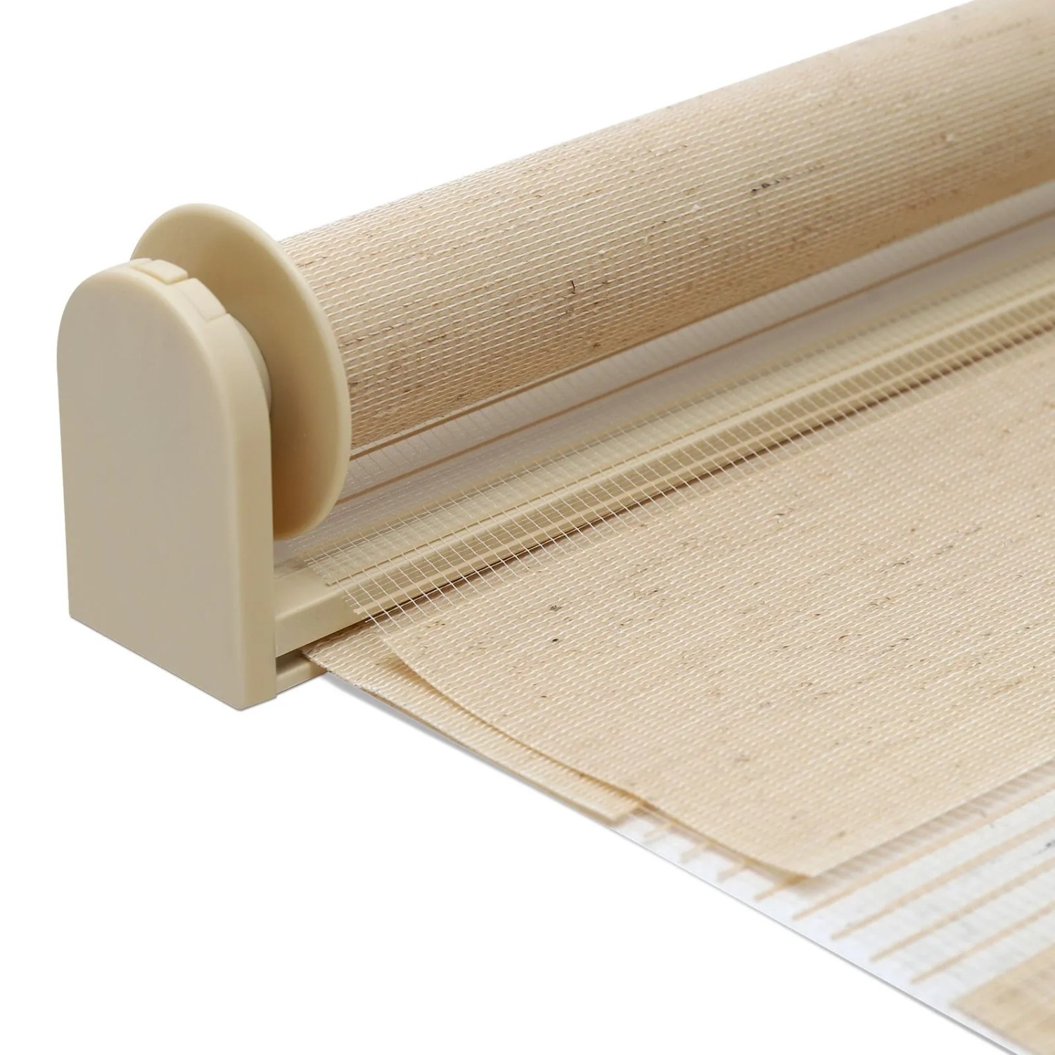 Sekey Doppelrollo Klemmfix 80x100cm, gelb-leinen, für Fenster ohne Bohren.