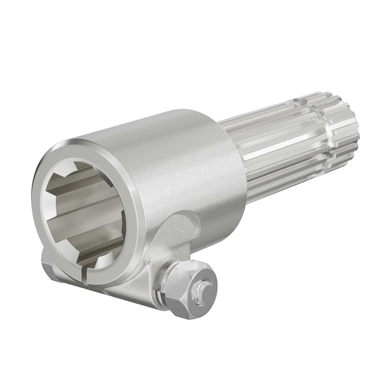 Wiltec Zapfwelle 175 Mm Buchse Keilwellenaufnahme 1 3/4 Zoll Z6 F. Ausgangswelle 1 3/8 Zoll Z21