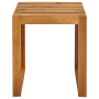 Gartenstuhl, heller Holzfarbton, aus Akazienholz, 35x45x43 cm. Ideal für Garten & Terrasse.