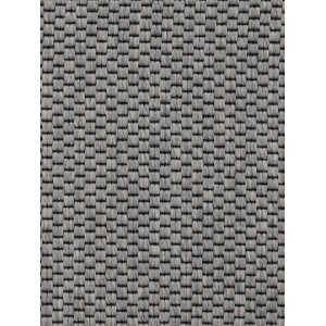 Detailansicht: Grauer Teppichboden Odense als Meterware mit feiner Webstruktur.