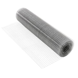 ECD Germany Volierendraht Silber 1m x 25m 25x25mm Masche 1,2mm Stahl