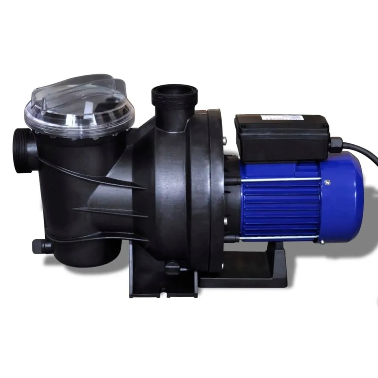 vidaXL Schwimmbadpumpe Umwälzpumpe Poolpumpe Pumpe Elektronik Blau 1200W 90467_4