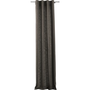 Mydeco Schlaufenschal Balance Taupe, 135x245 cm, blickdichter Fenstervorhang mit Ösen.