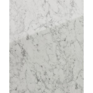 Glänzendes, weißes Dekorpaneel WALLFACE in Marmoroptik für die Wand.