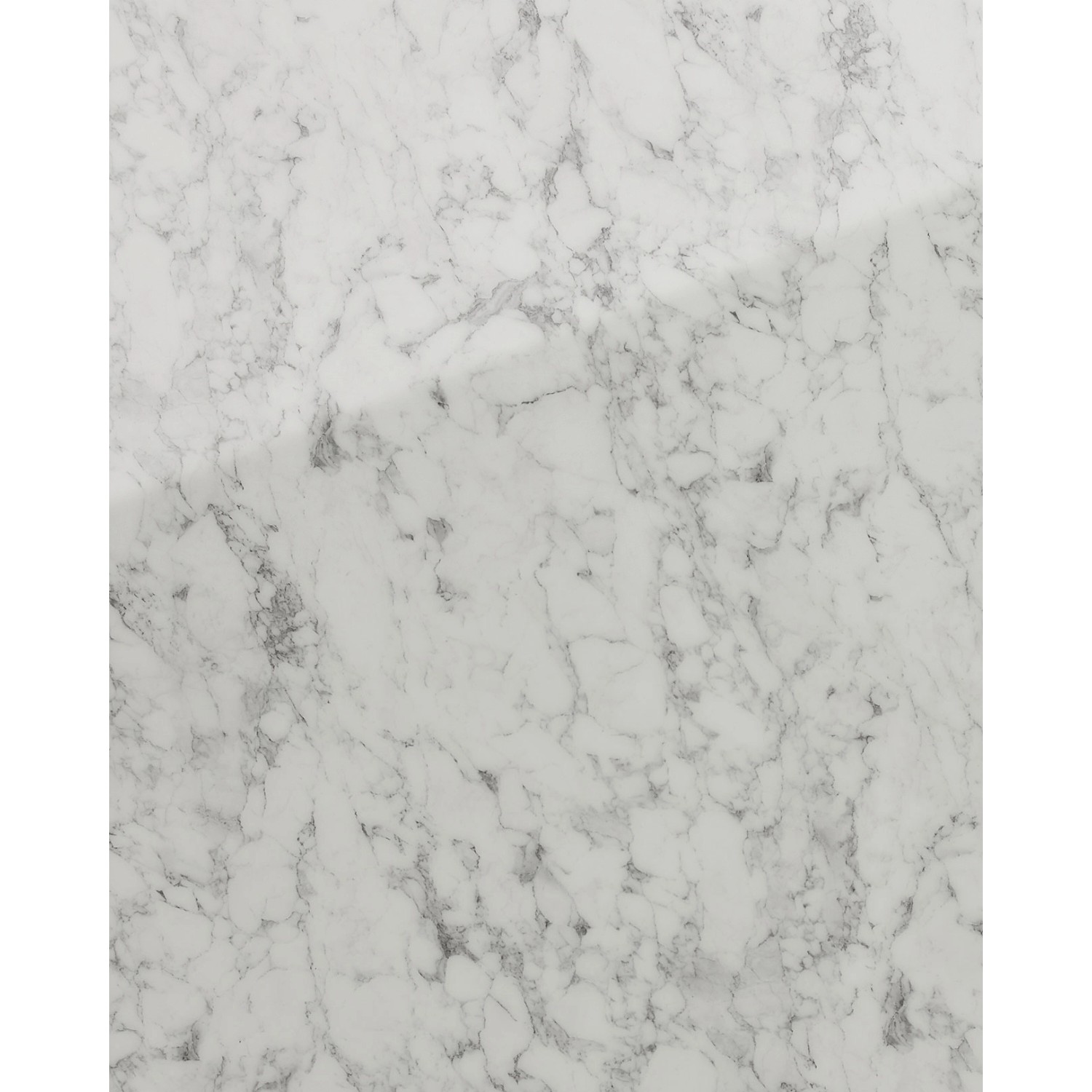 WALLFACE 19345 MARBLE WHITE Dekorpaneel in Marmor Optik glänzend Weiß 2600 mm x 1000 mm x 2,43 mm 2,60 m2 Weiß
