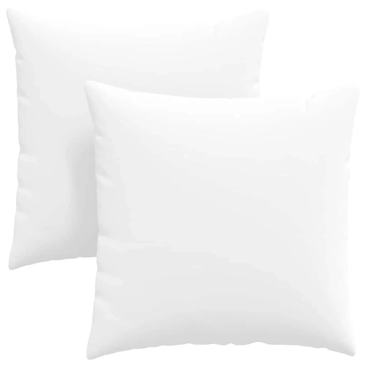 vidaXL Sofakissen 2 Stück Weiß 80 x 80 cm Stoff 42014051