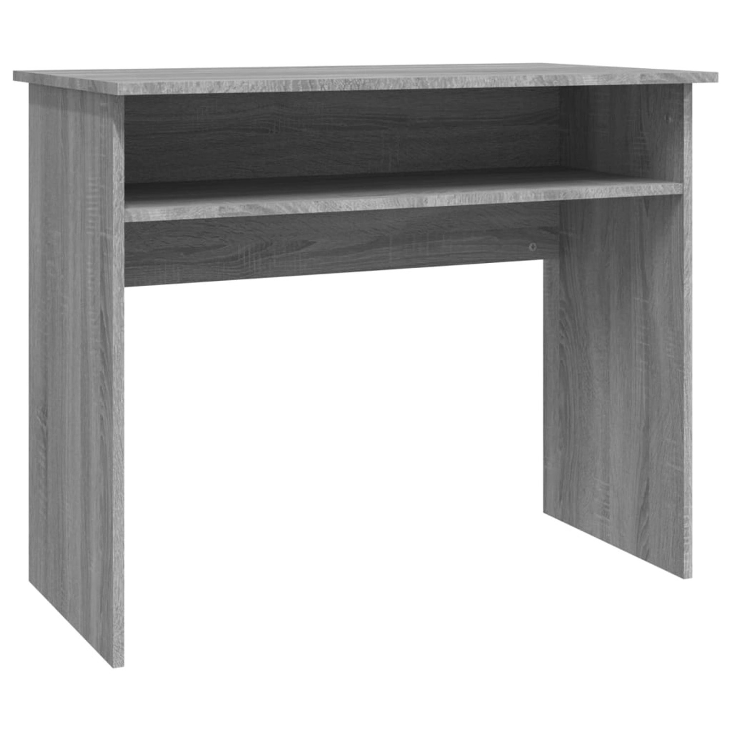 vidaXL Schreibtisch Grau Sonoma 90x50x74 cm Holzwerkstoff 815463 günstig online kaufen