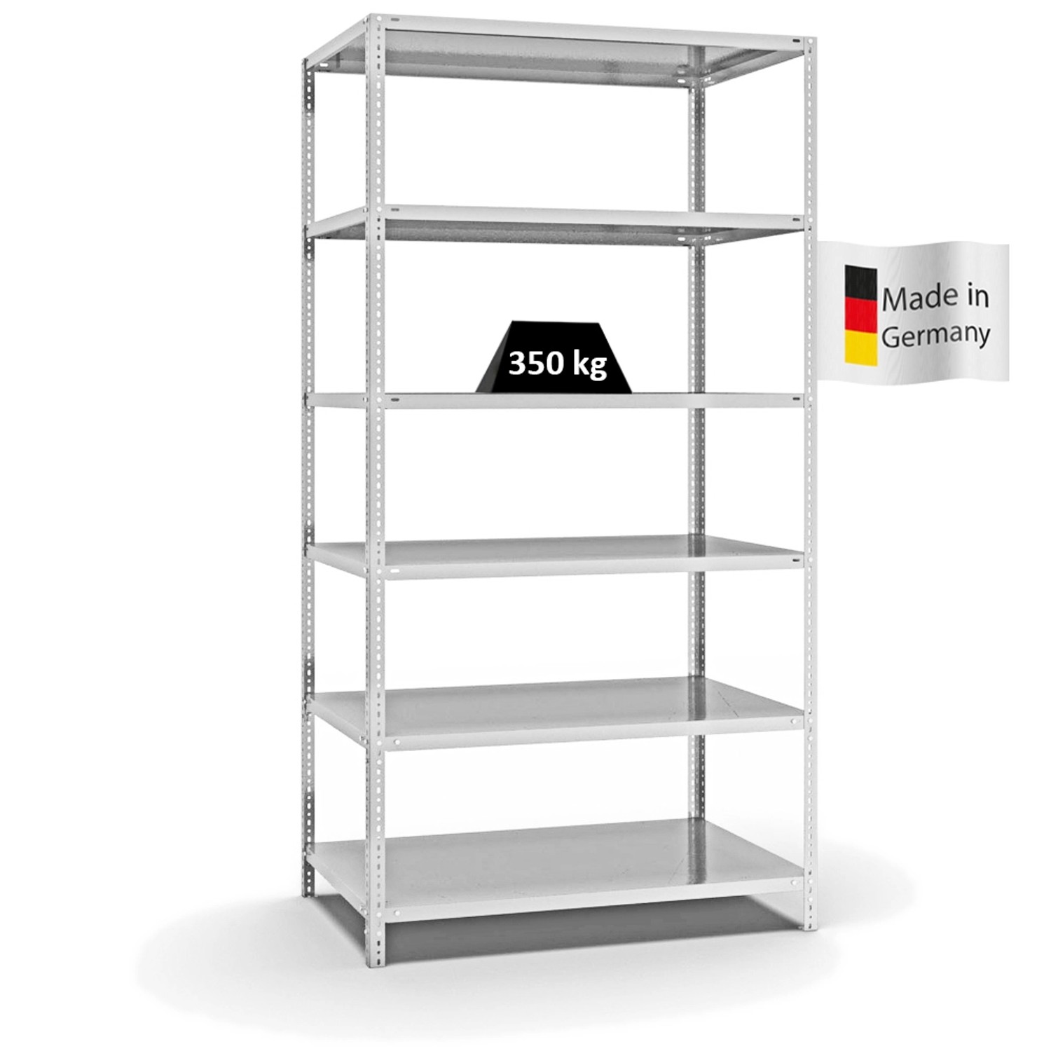 PROREGAL Fachbodenregal Schraubsystem Heavy-Duty Grundregal HxBxT 250 x 130 günstig online kaufen