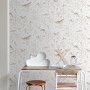 ESTAhome Vliestapete Unterwasserwelt Beige mit Walen, Delfinen und Korallen für Kinderzimmer, 50x900 cm.