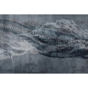 Bricoflor Vliestapete mit abstraktem Aquarell-Motiv in Grau, Silber und Anthrazit für Schlafzimmer.