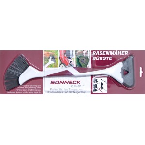 Mehrzweckbürste Premium zum Reinigen von Rasenmähern und Gartengeräten.