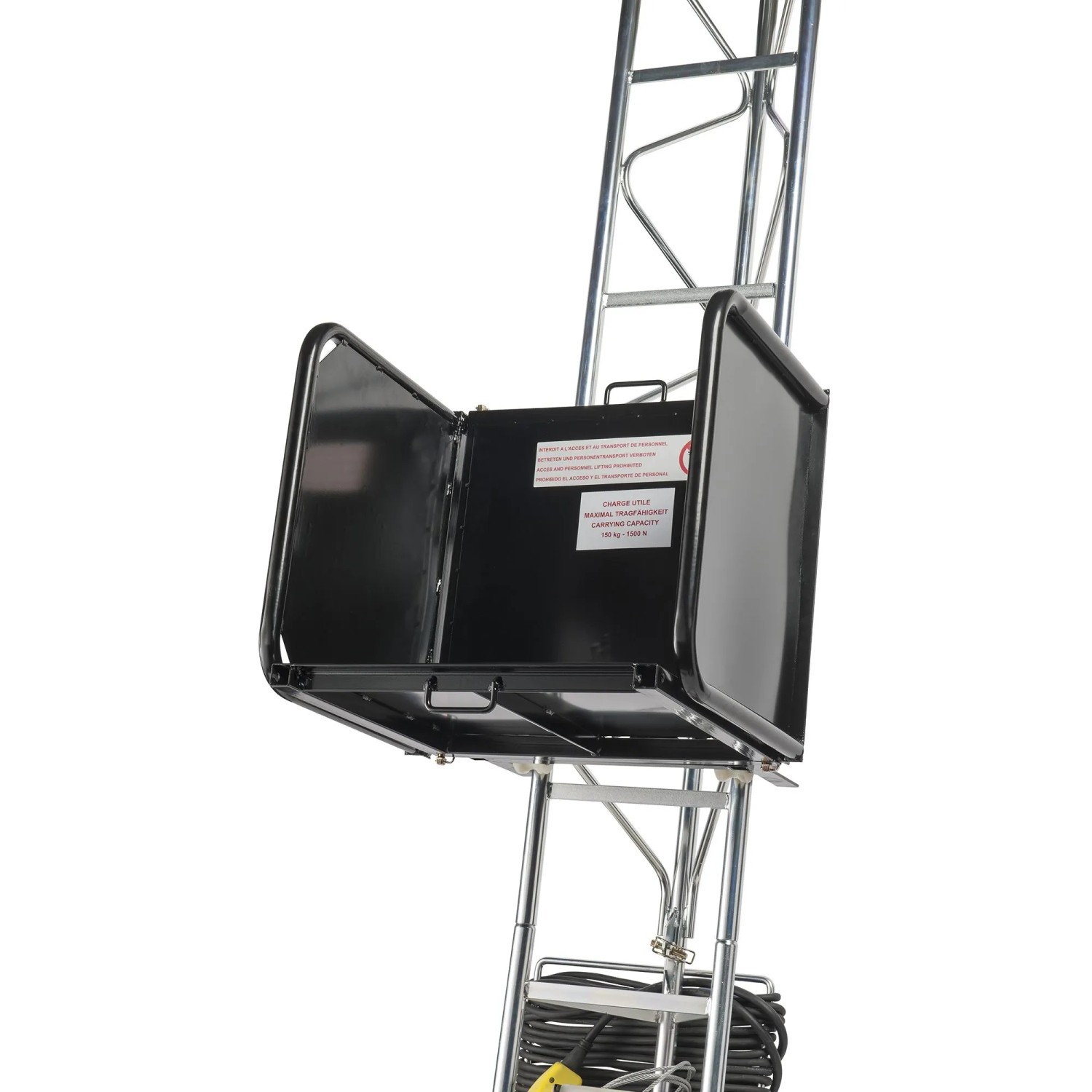 Haemmerlin Dachdeckerpritsche 53,2 cm x 50 cm x 44,4 cm Stahlgrau