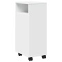 vidaXL Badschrank Schmal mit Rollen Weiß Holzwerkstoff 855232_6