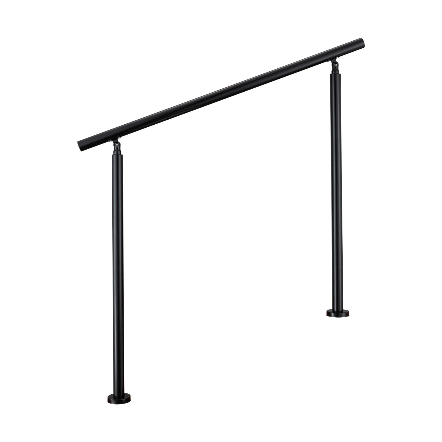 AICA Edelstahlgeländer 120 cm Schwarze Hoher Rostschutz Innen und Außen
