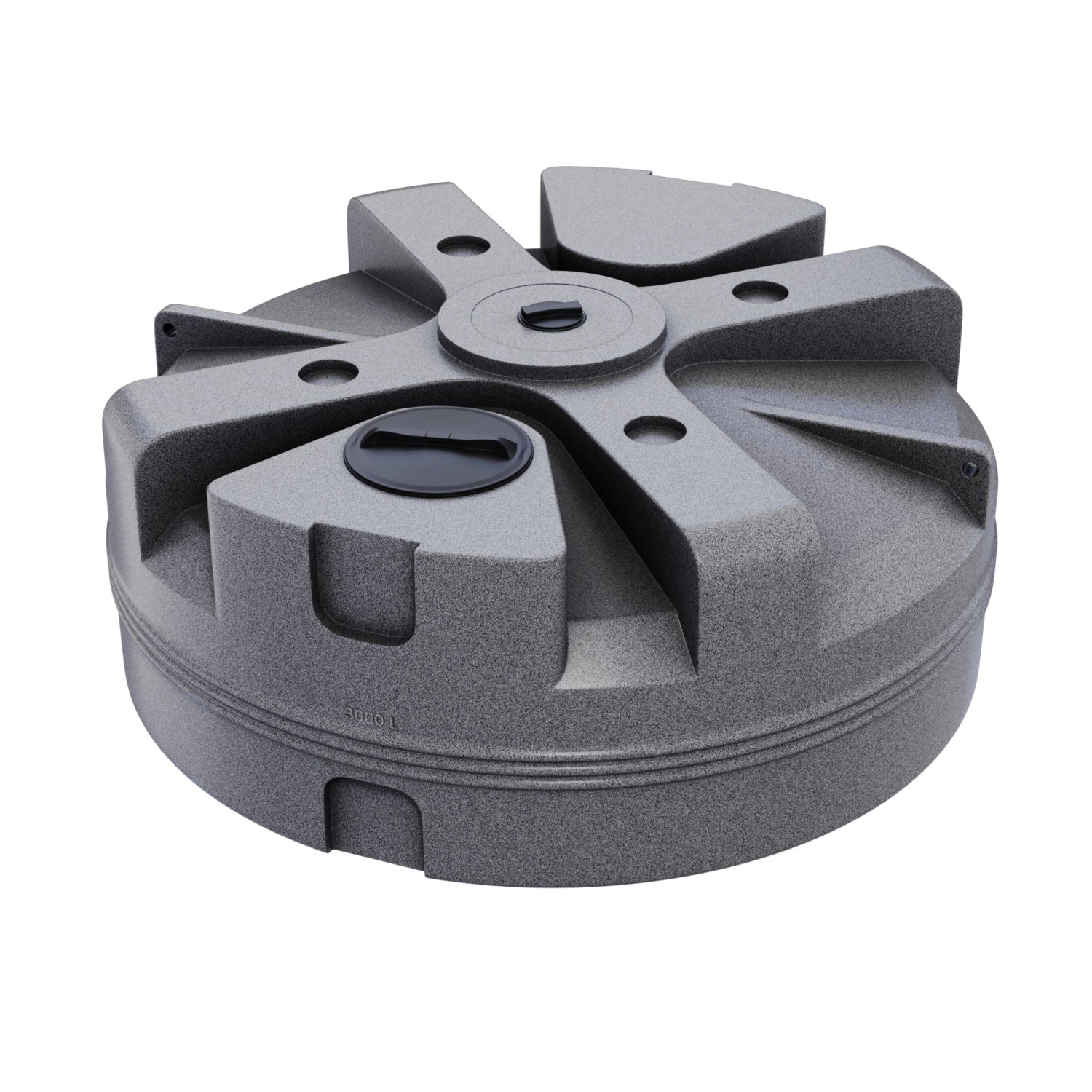 KMND 3000L F Trinkwasser Wassertank Marmoriert