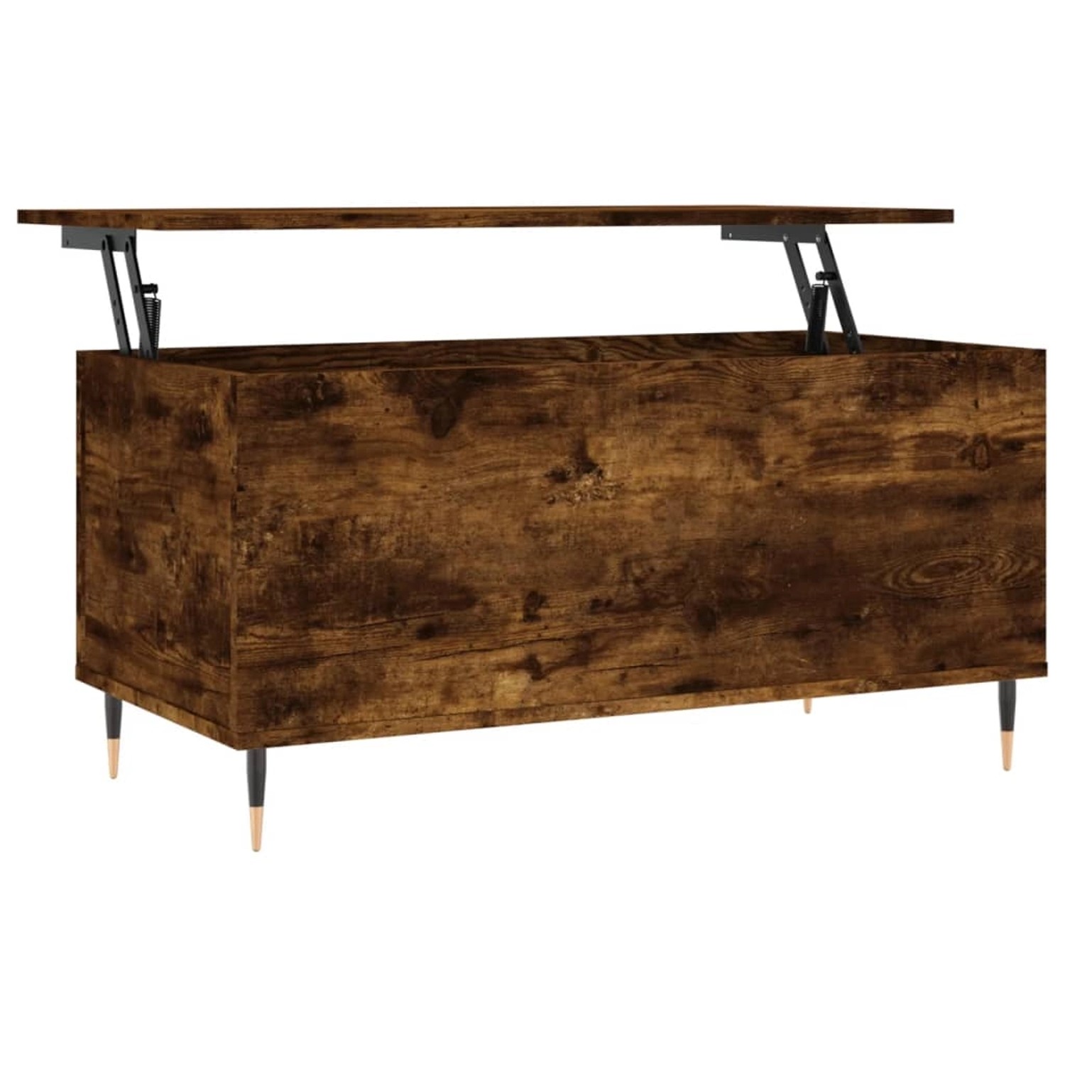 vidaXL Couchtisch Räuchereiche 90x44,5x45 cm Holzwerkstoff 830969 günstig online kaufen