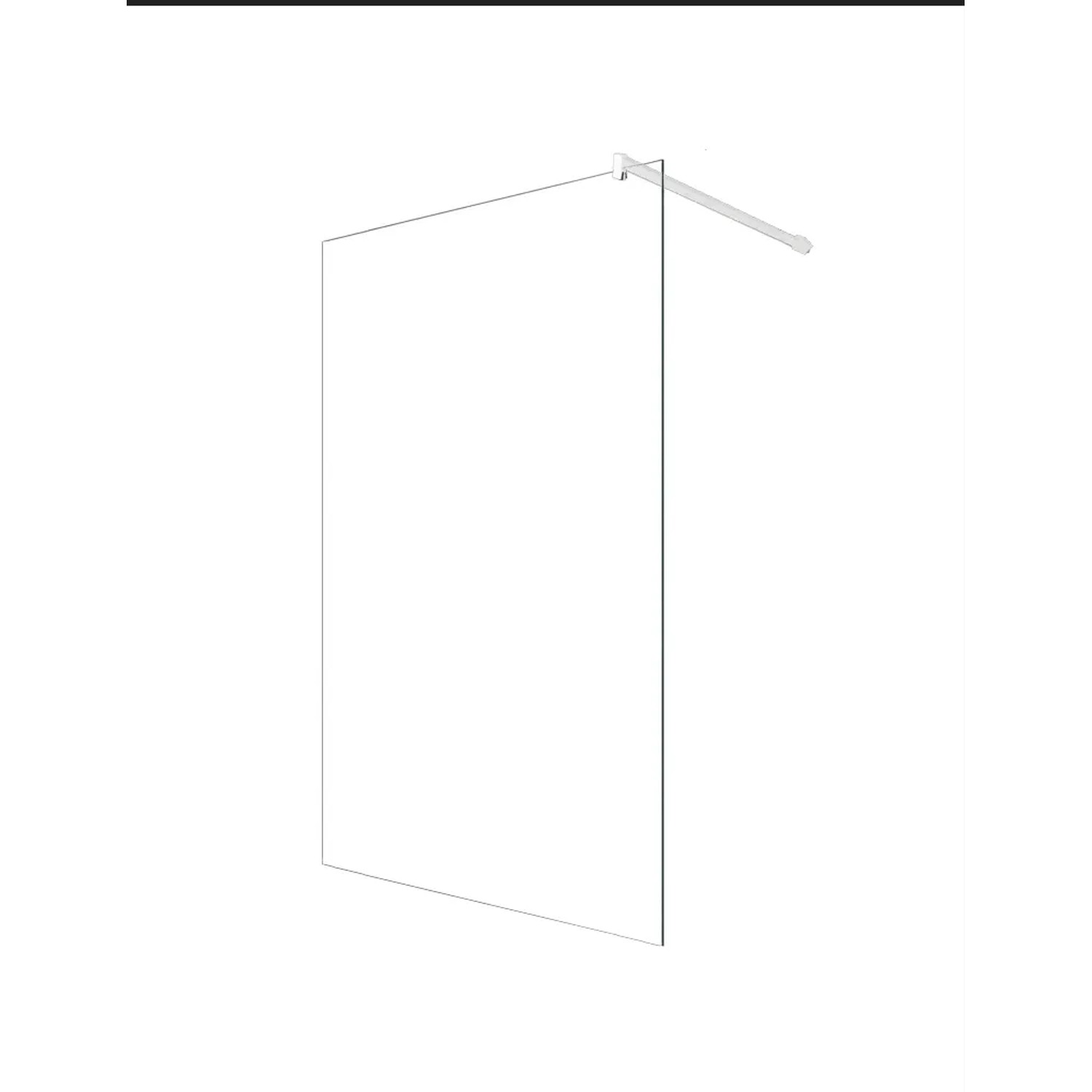 Glaszentrum Hagen 108x200cm Walk in Duschabtrennung Dusche WT