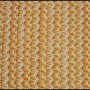 Detailaufnahme des naturfarbenen Siena Garden Sonnensegels Solino, 360x360 cm.