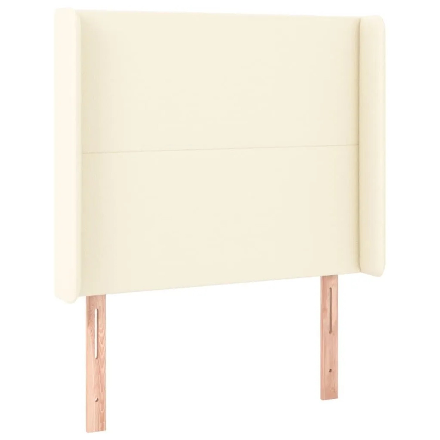 vidaXL Kopfteil mit Ohren Creme 103x16x118/128 cm Kunstleder 3119386