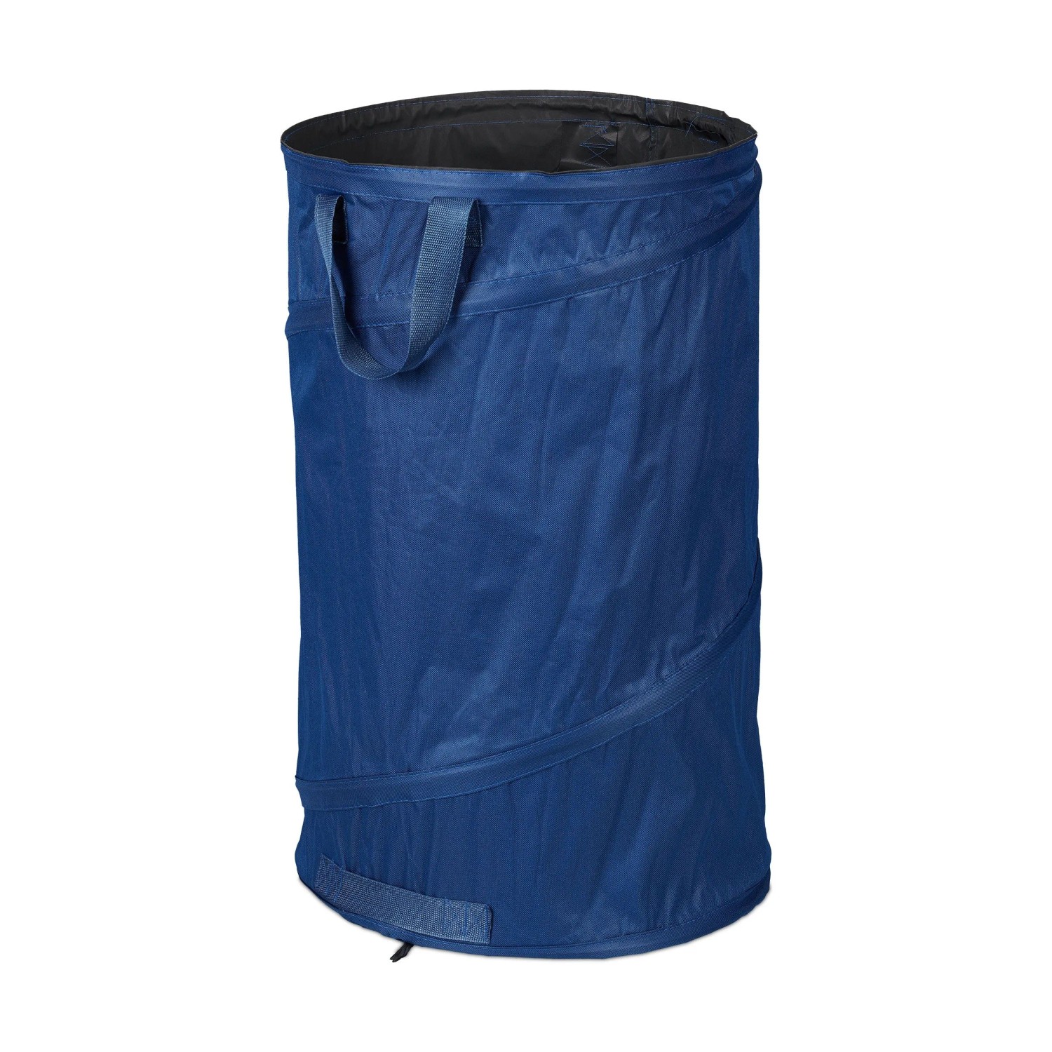 Relaxdays Laubsäcke 2er Set Polyester Blau Pop Up Wasserdicht UV Beständig 120 L 72 cm x 45 cm 1,4 kg