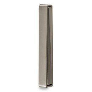 SOTECH Aufbau Klapphaken BARI, Garderobenhaken in Edelstahloptik, geschlossen, modernes Design.