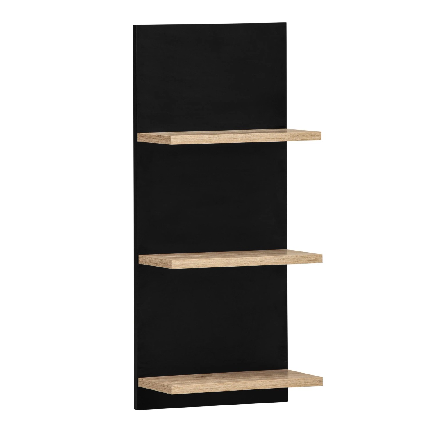 Schildmeyer Regal Emmik 70,2 cm x 17,5 cm x 30,3 cm Schwarz-Eiche