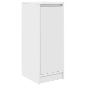 vidaXL Schuhschrank Weiß 29,5x34x76 cm Holzwerkstoff 861859